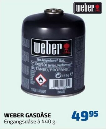 Weber gasdåse