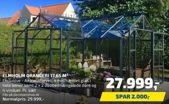 Davidsen Elmholm drivhus tilbud