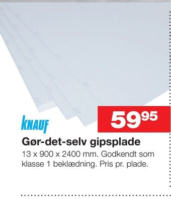 Bauhaus Gør-det-selv gipsplade tilbud