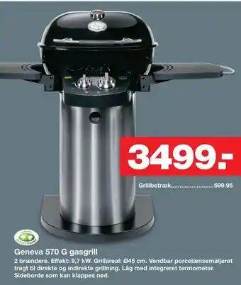 Bauhaus Geneva 570 g gasgrill tilbud