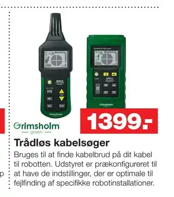 Trådløs kabelsøger