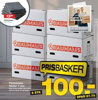 Bauhaus Flyttekasse senior 7 mm tilbud