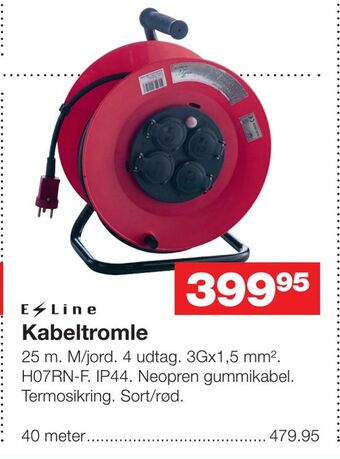 Bauhaus Kabeltromle tilbud