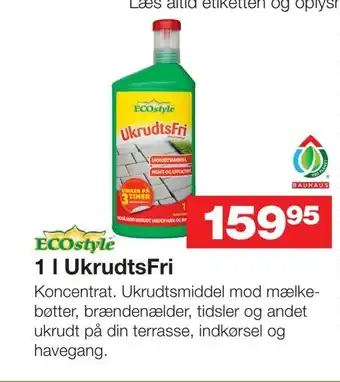 Bauhaus 1 l ukrudtsfri tilbud