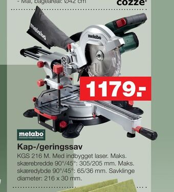Bauhaus Kap-/geringssav tilbud
