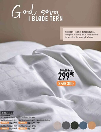 Imerco Clear sengesæt tilbud