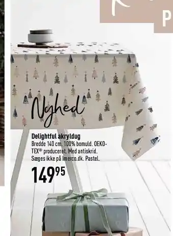 Imerco Delightful akryldug tilbud