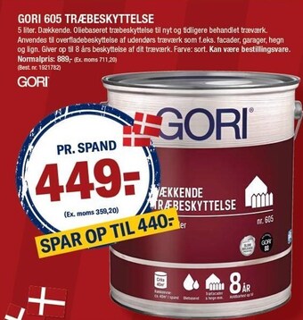 Stark Gori 605 træbeskyttelse tilbud