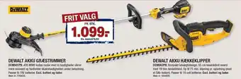 Stark Dewalt akku græstrimmer eller hækkeklipper tilbud