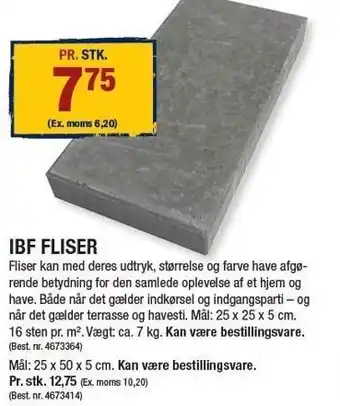 Stark Ibf fliser tilbud