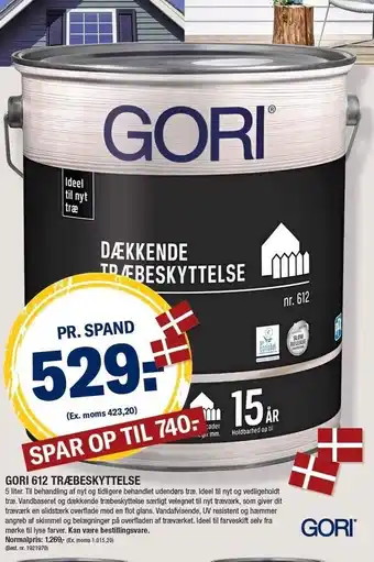 Gori 612 træbeskyttelse