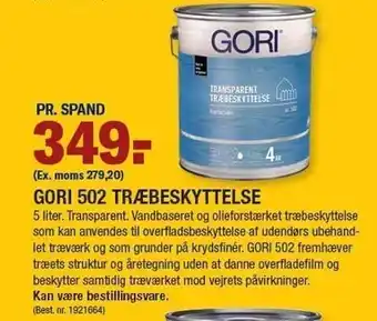 Stark Gori 502 træbeskyttelse tilbud