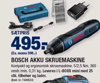 Stark Bosch akku skruemaskine tilbud