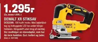 Dewalt xr stiksav