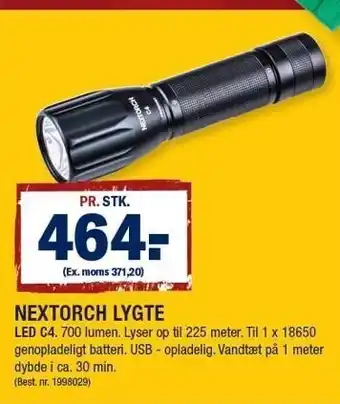 Nextorch lygte