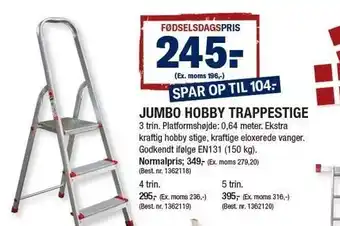 Stark Jumbo hobby trappestige tilbud