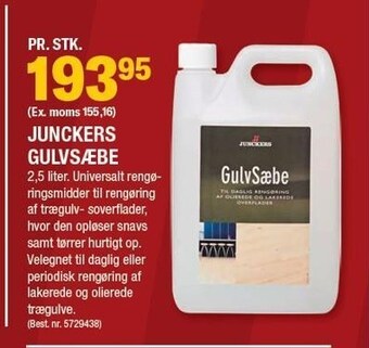 Junckers gulvsæbe