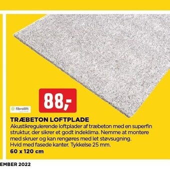 jem & fix Træbeton loftplade tilbud