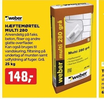 jem & fix Hæftemørtel multi 280 tilbud