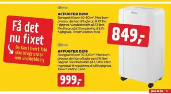 Affugter d210 el. affugter d216