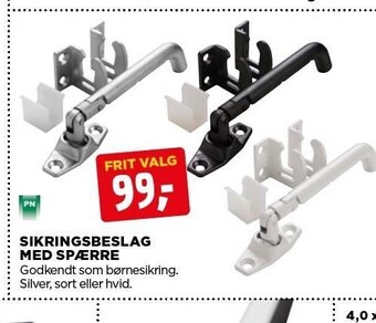 jem & fix Sikringsbeslag m. spærre tilbud