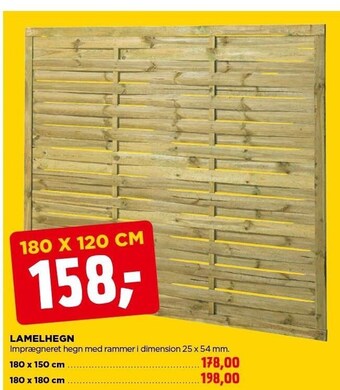 jem & fix Lamelhegn tilbud