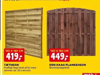 jem & fix Tæthegn el. den haag plankehegn tilbud