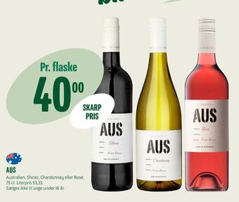 Min Købmand Ukendt australsk rødvin tilbud