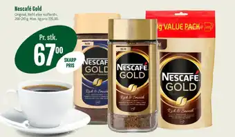 Gold koffeinfri instant kaffe