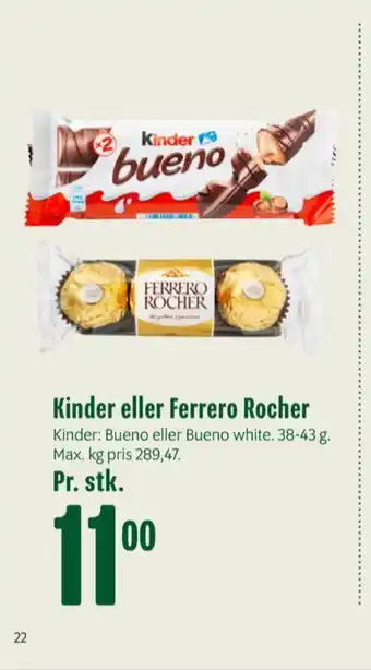 Bueno chokoladestænger