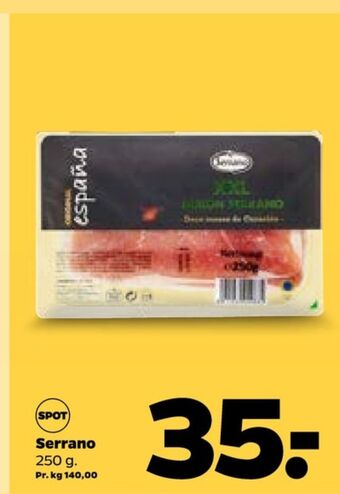 Netto Serrano serranoskinke tilbud