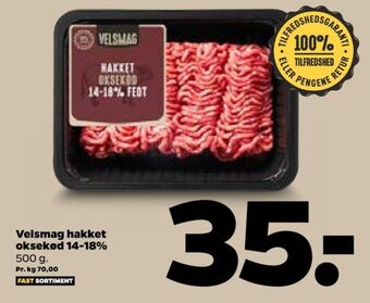 Netto Velsmag hakket oksekød tilbud