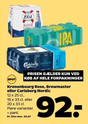 Netto Rose øl tilbud