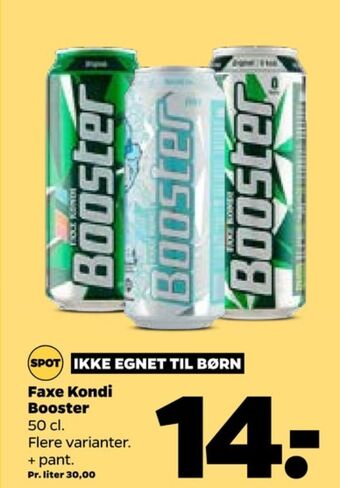 Netto Booster energidrik tilbud