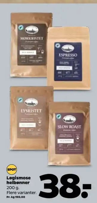 Slow roast kaffebønner - hele