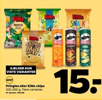 Netto Kims chips tilbud