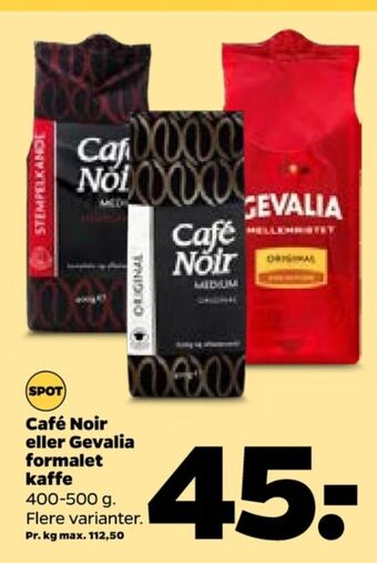 Netto Original kaffe formalet tilbud
