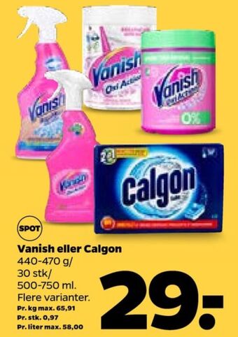 Netto Vanish pletfjerner tilbud