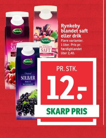 SPAR Blandet saft c konc. frugtsaft tilbud