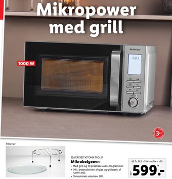 Lidl Mikrobølgeovn tilbud