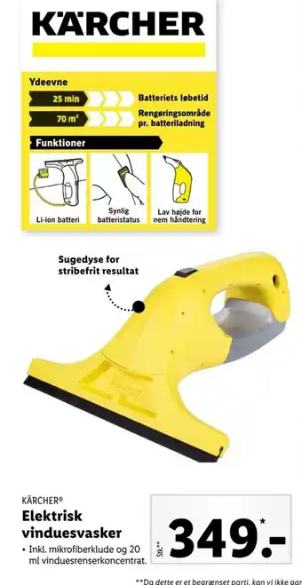 Karcher Elektrisk vinduesvasker