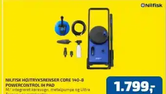 Davidsen Nilfisk Højtryksrenser Core 140-8 Powercontrol IH Pad tilbud