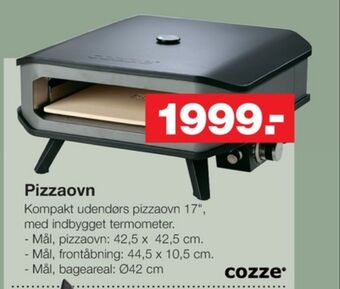 Bauhaus Cozze pizzaovn tilbud