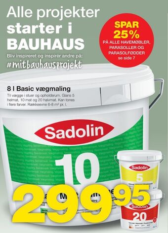 Bauhaus Sadolin maling tilbud