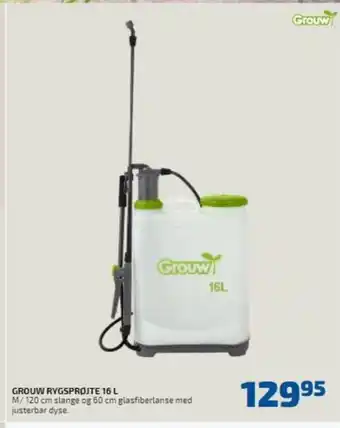 Grouw Rygsprøjte 16 L