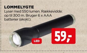 jem & fix Lommelygte tilbud