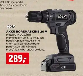jem & fix Akku boremaskine 20 v tilbud