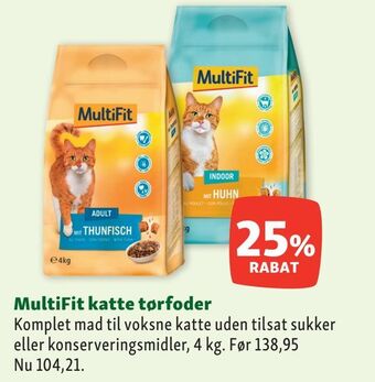 Maxi Zoo Multifit katte tørfoder tilbud