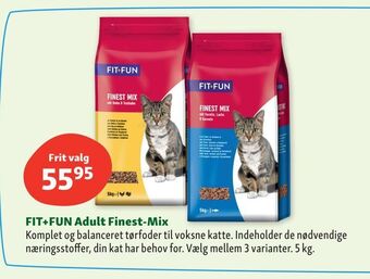 Maxi Zoo Fit+fun adult finest-mix tilbud