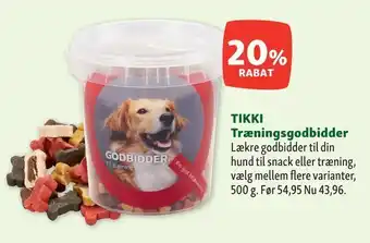 Maxi Zoo Tikki træningsgodbidder tilbud